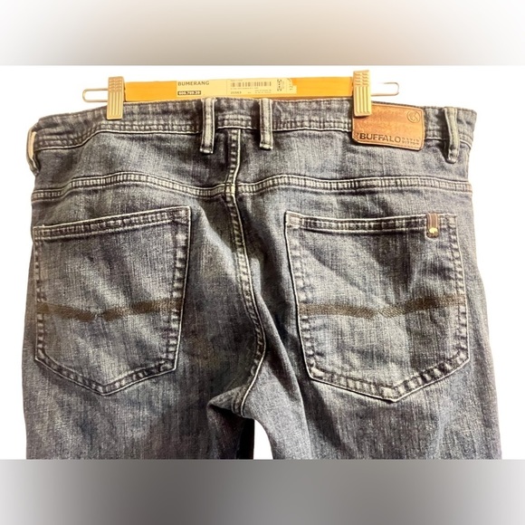 🦬BUFFALO David Bitton Jeans Jack-X Slim Straight Stretch Size 36 x 30 - Picture 4 of 8